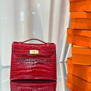 UNIC Kelly Pochette Croc 002